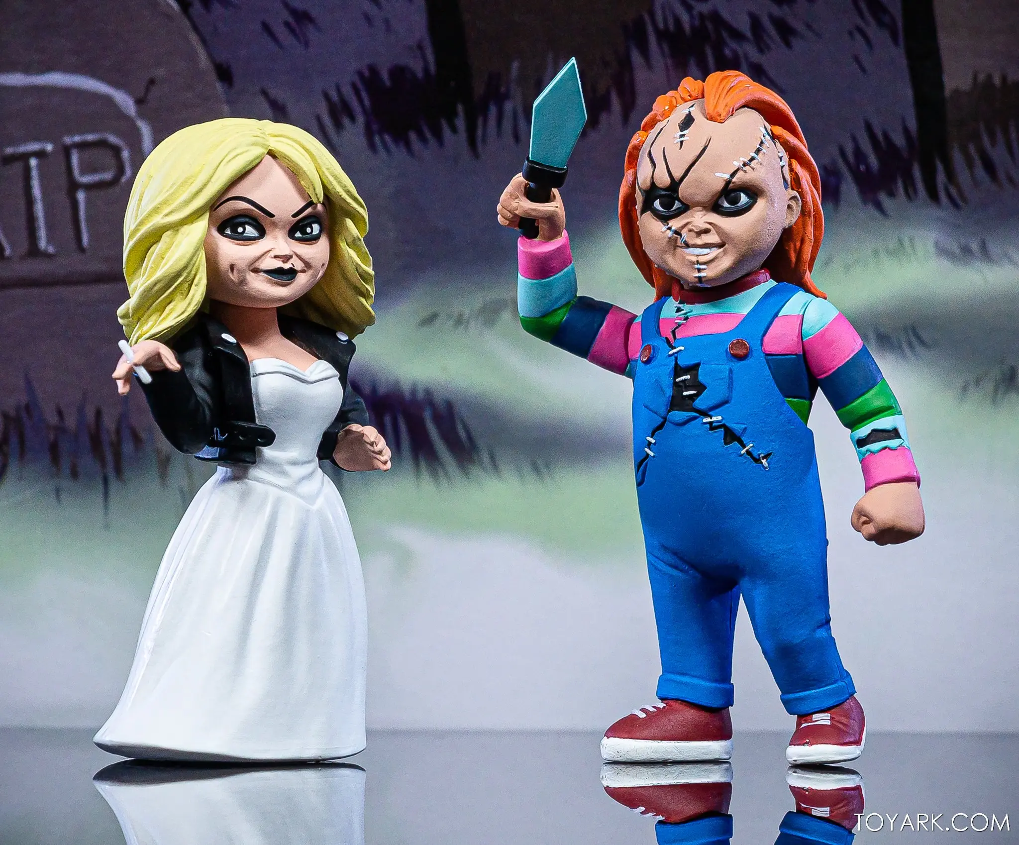 Cartoon Bride Of Chucky Horror Movies Doll Chucky Deluxy Edition Pvc Action Figure Toy Neca