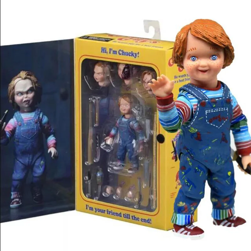 In Magazzino Neca Seed Of Chucky Of Pvc Bambini Giocattoli Per Bambini Chucky Action Figure Con Scatola Originale 7 Pollici Regalo Di Compleanno Gioca