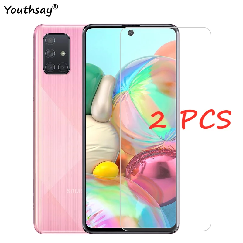 2Pcs Per Samsung Galaxy A71 Di Vetro Per Samsung Galaxy A71 Vetro Temperato Pellicola Della Protezione Dello Schermo Di Vetro Per Samsung A71 Di Prote
