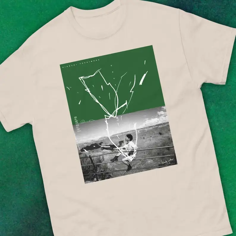 T-Shirt Vintage Hiroshi Yoshimura Verde