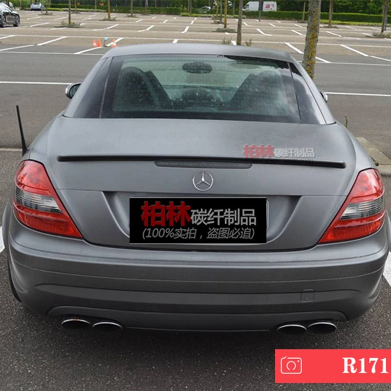 Per Benz R172 R171 Slk Class Convertible 2 Door 2012 2013 Car Tuning Spoiler Sul Tetto Posteriore In Fibra Di Carbonio Lip Window Top Wing