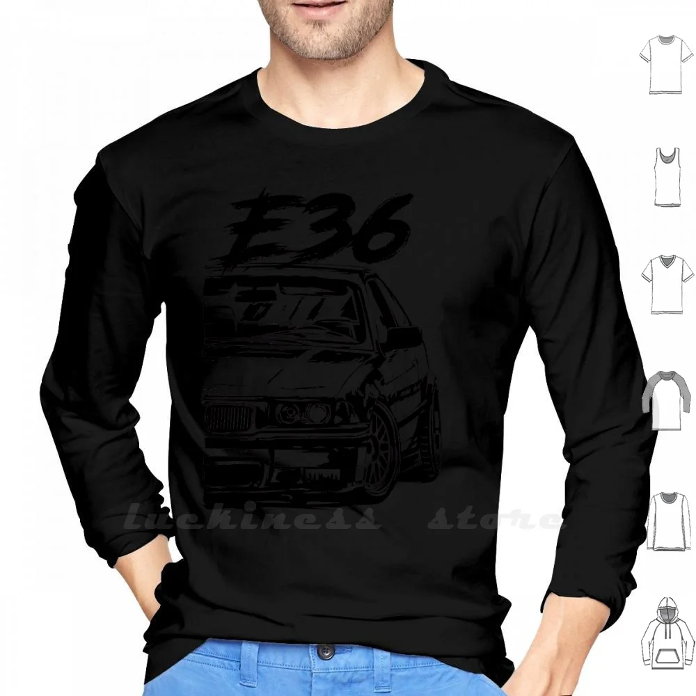E36 Dirty Style Manica Lunga E36 E36 Appassionato E36 Regalo E36 Lover E36 Tuning Motore Bavarese Funziona M3 M3 Regalo Bimmer