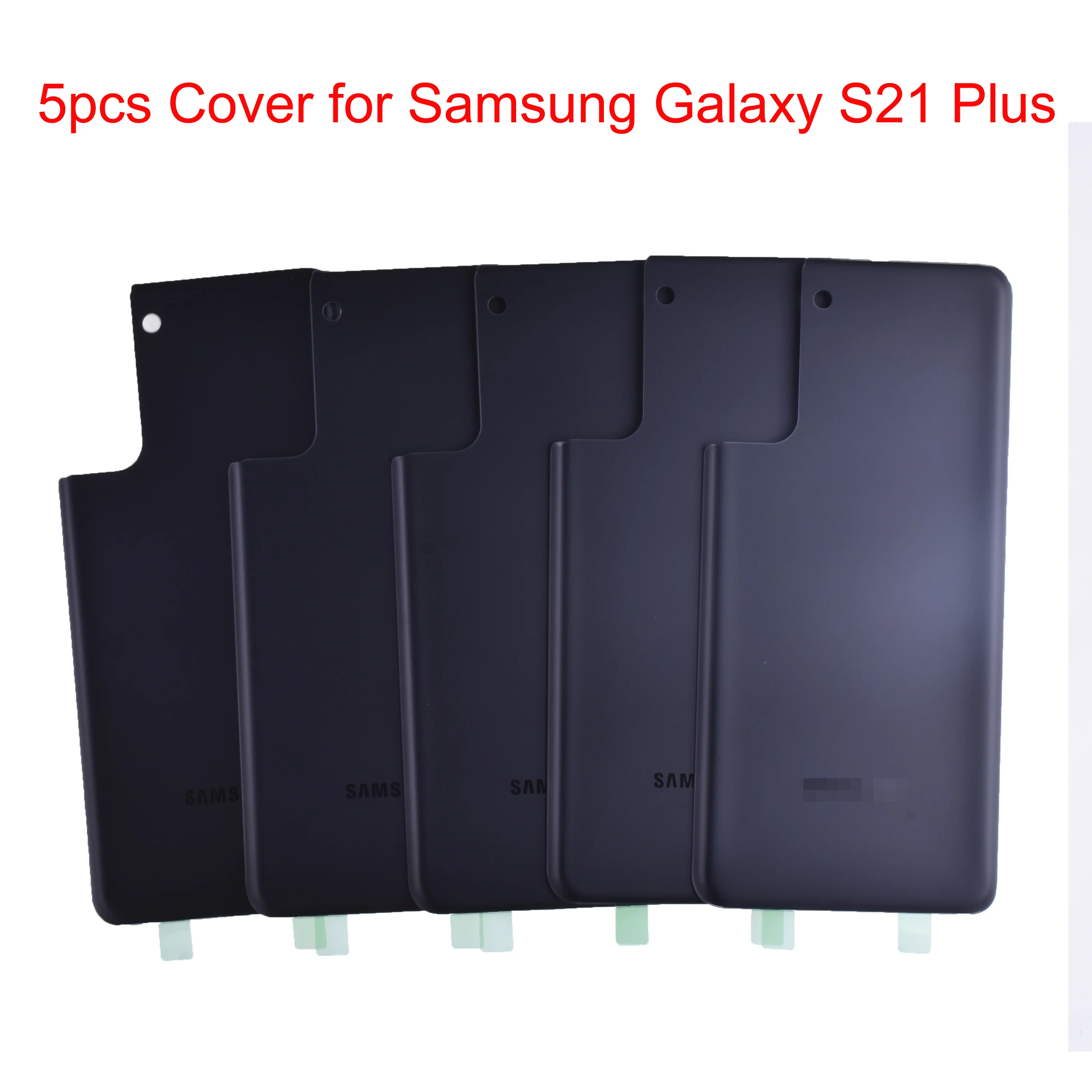 Coperchio Batteria 5 Pezzi Per Samsung Galaxy S21 + Plus Sostituzione Vetro Posteriore Batteria Posteriore