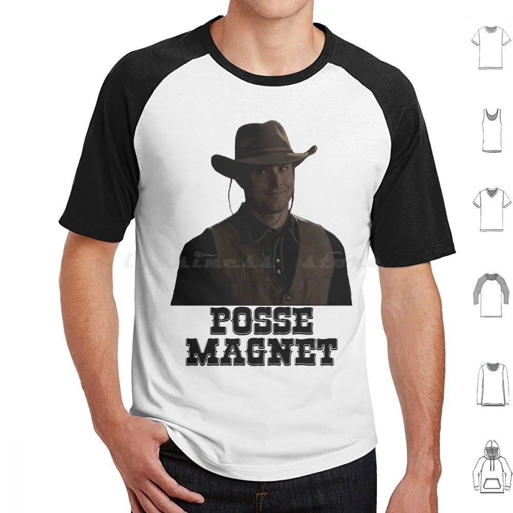 Supernatural-Dean Winchester-Posse Magnet T Shirt Big Size 100% Cotone Dean Winchester Dean Winchester Sam Sam Winchester Se