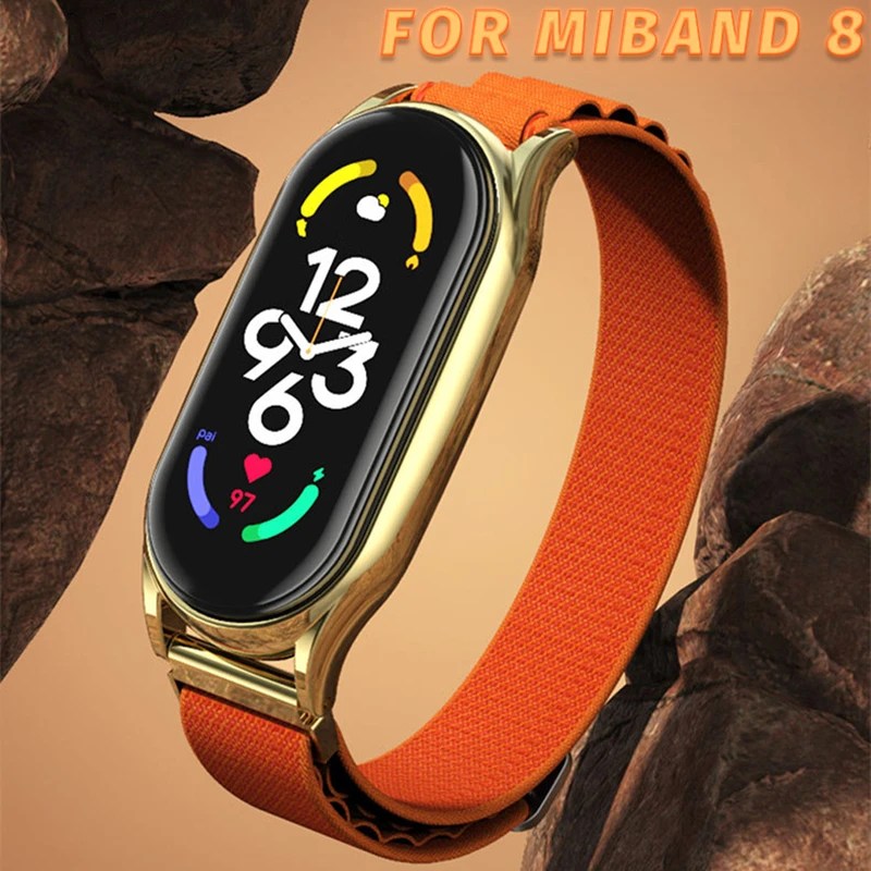 Cinturino Alpine & Trail Loop Per Xiaomi Miband 8 Smart Band Sostituzione Braccialetto Correa Braccialetto Per Accessori Cinturino Miband 8 Nfc