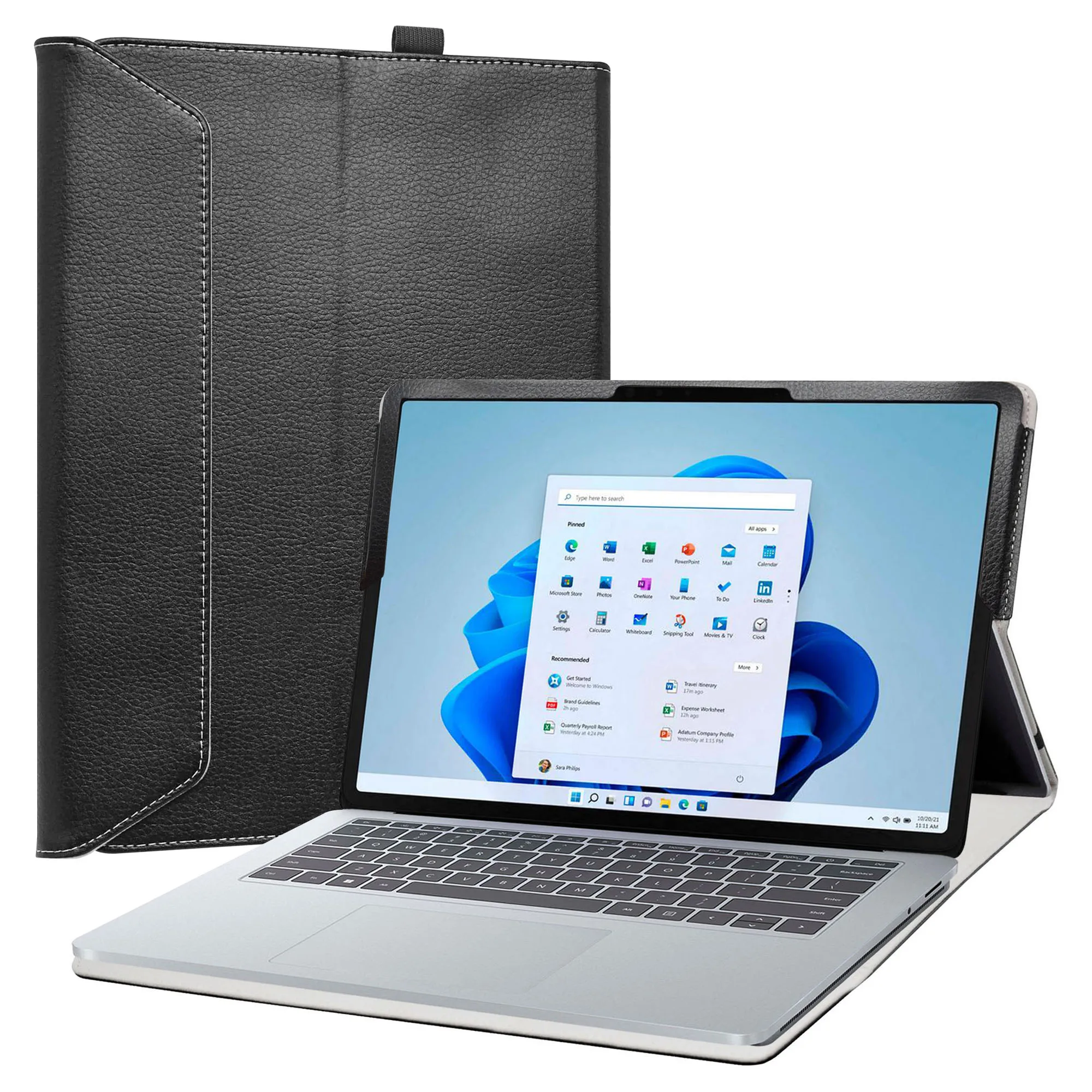 Custodia Per Laptop Da 14.4 "Microsoft Surface Studio / Surface Laptop Studio 2 Supporto Pieghevole Custodia In Pelle Pu Con Chiusura Magnetica