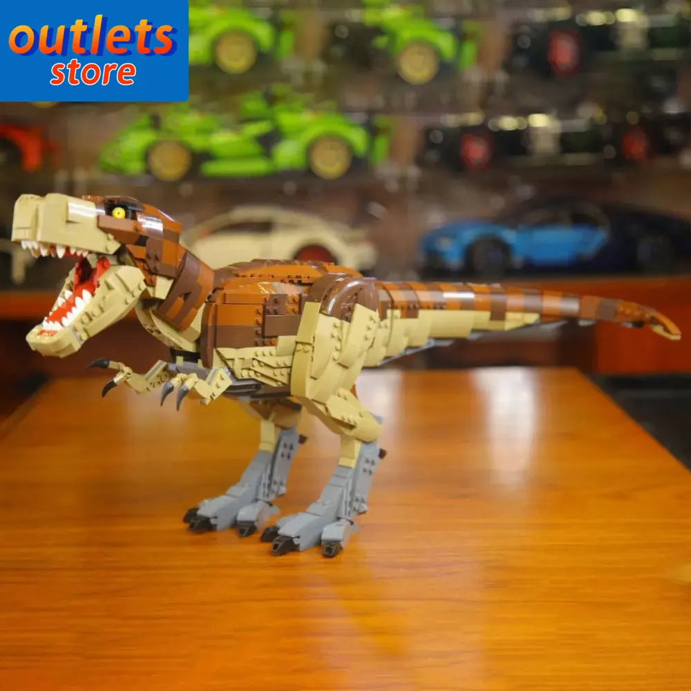 Idee Di Esperti Creativi Tyrannosaurus Rex T. Rex Rampage Dinosaur 611001 1813Pcs Moc Bricks Blocchi Modulari Modello Boy Toys