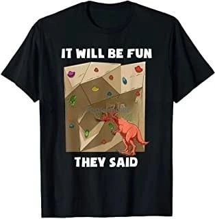 Sarà Divertente T Rex-T-Shirt Regalo Bouldering E Arrampicata Su Roccia