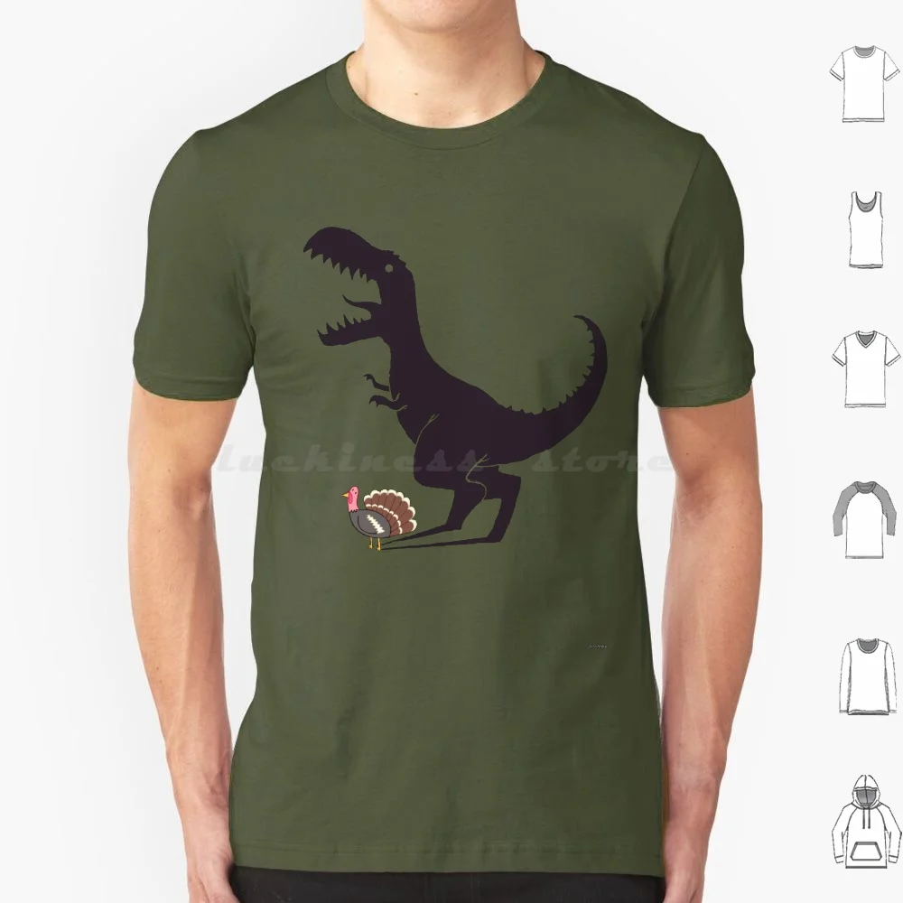 Evolution Sucks T Shirt 6Xl Cotton Cool Tee Animals Funny Nerdy Dinosaur T Rex Turkey Evolution Shadow Bird Monster Dinomike