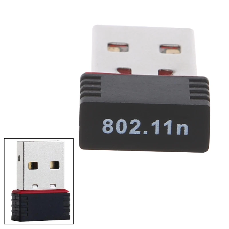 Realtek Mt7601 Mini Scheda Rete Adattatore Wifi Usb 150Mbps Connettore Wi-Fi Pc Wi Fi Dongle Ricevitore Ethernet Usb 2.4G