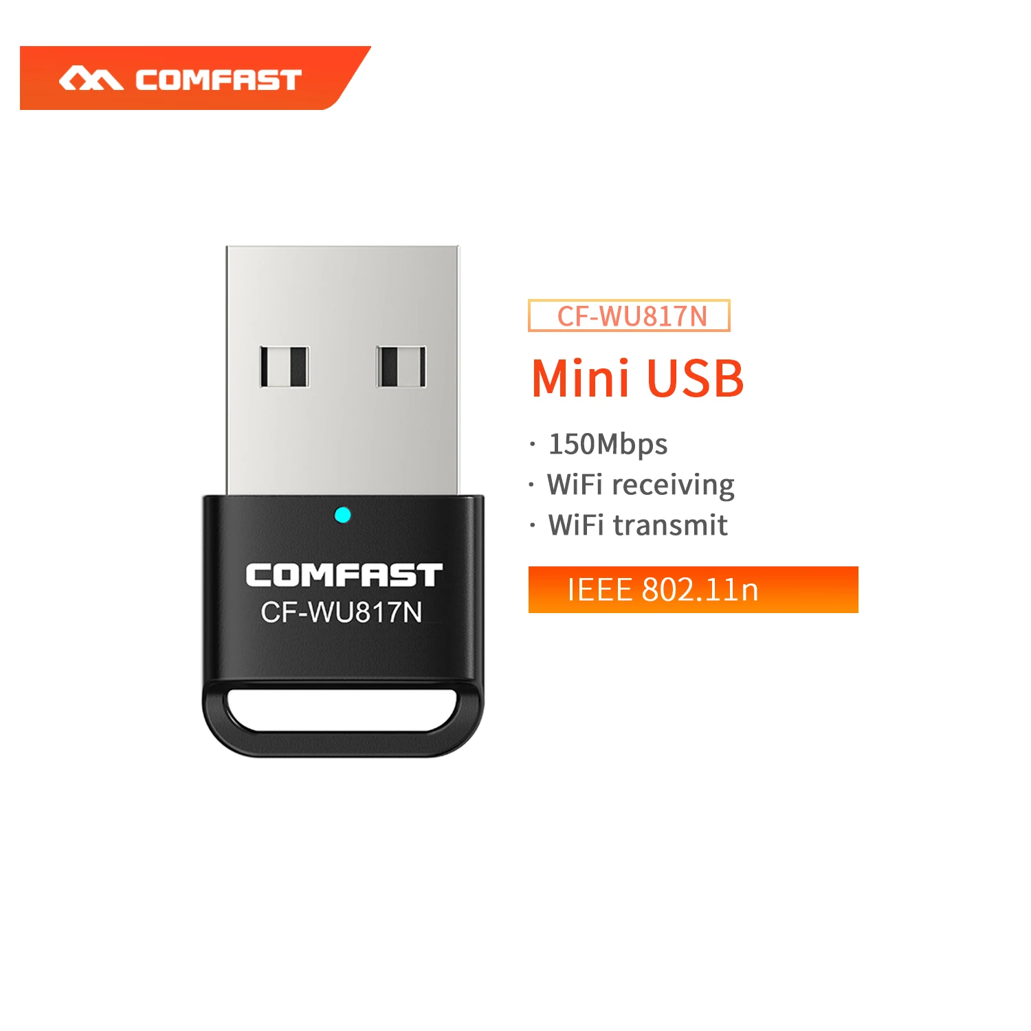 Driver Gratuito Mini Usb Wi-Fi Adapter 2.4G Wireless Network Card Wifi Ricevi Wi-Fi Trasmetti 150Mbps Pc Wi Fi Dongle Soft Ap Router