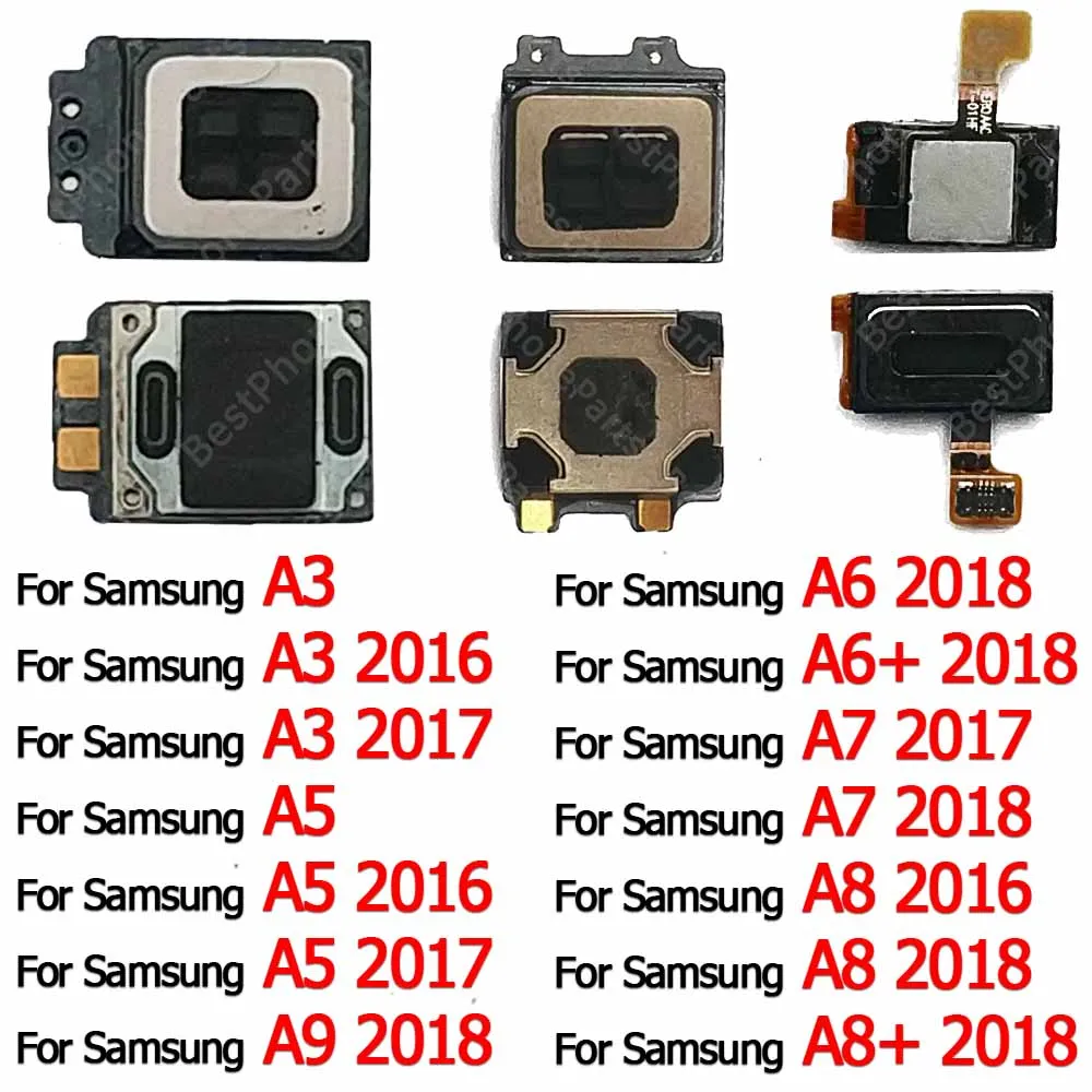 Auricolare Di Ricambio Per Samsung Galaxy A6 A6 + A7 2017 A8 Plus A8 + A9 2018 A3 A5 2016 Sound Top Ear Speaker