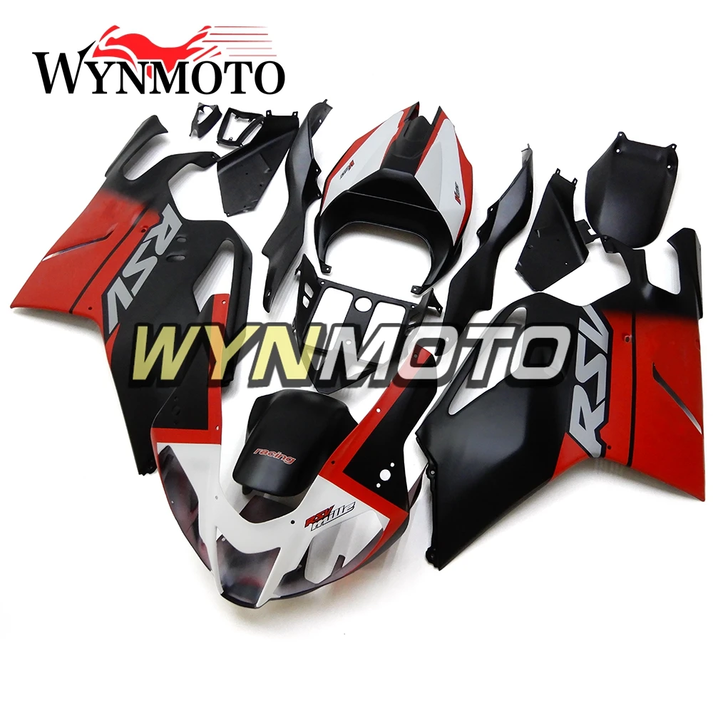 Carene Complete Per Aprilia Rsv1000 Miglia 2004-2006 Plastica Abs Rsv 1000 Miglia 2004 2005 Kit Carrozzeria Moto Copertine Rosse Nere