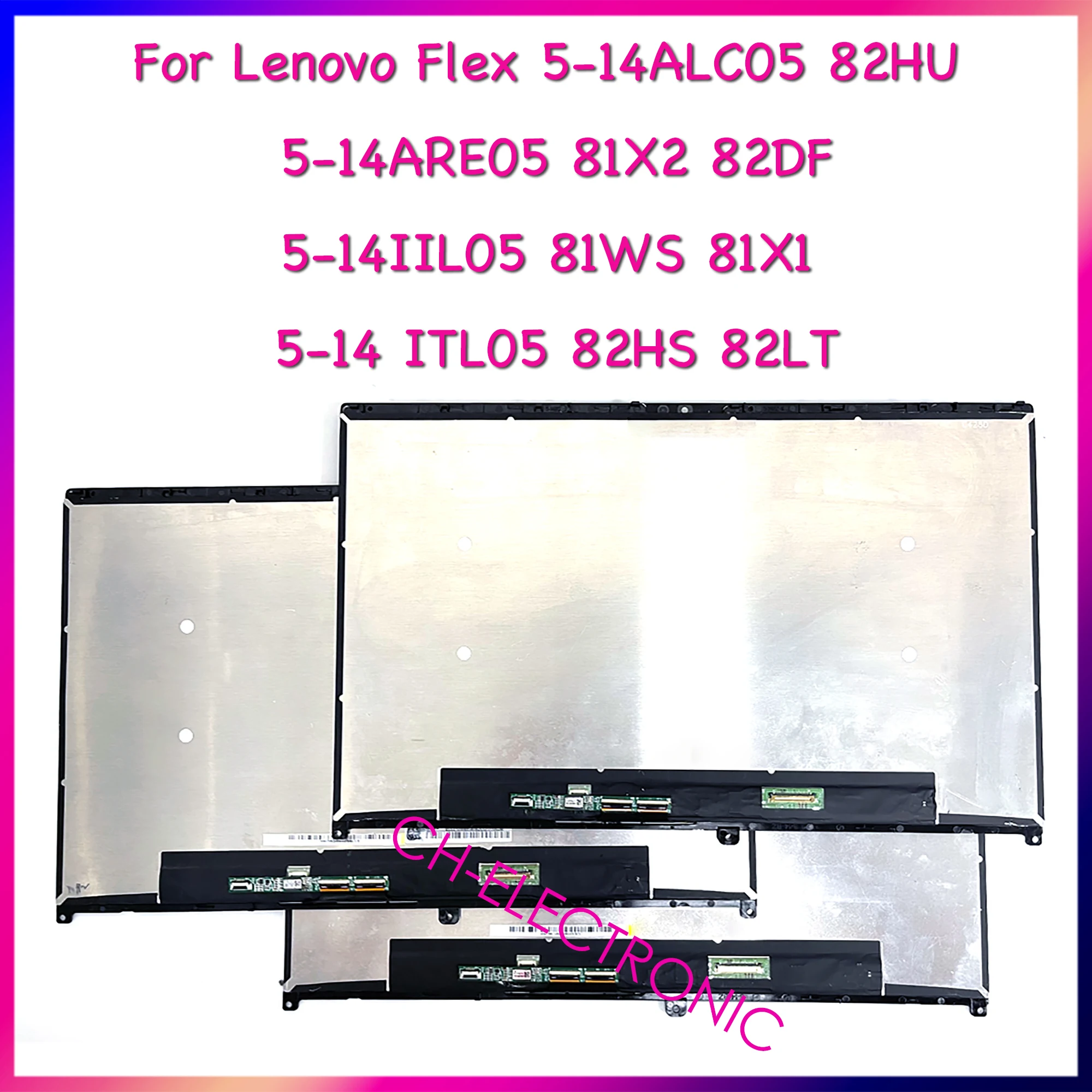 14 "Schermo Lcd Display Panel Touch Digitizer Glass Sostituzione Assembly Per Lenovo Ideapad Flex 5 14 Iil05 14 Itl05 14 Are05 Alc05