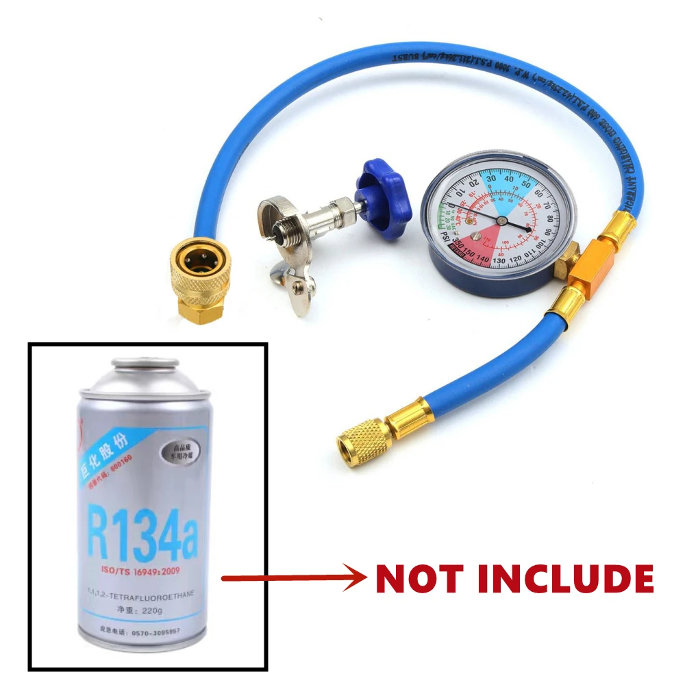 R134A Gas Aria Condizionata Ricarica Gas Refrigerante Strumento Di Ricarica Automotive Aria Condizionata Auto R134A Kit Di Ricarica Di Raffreddamento