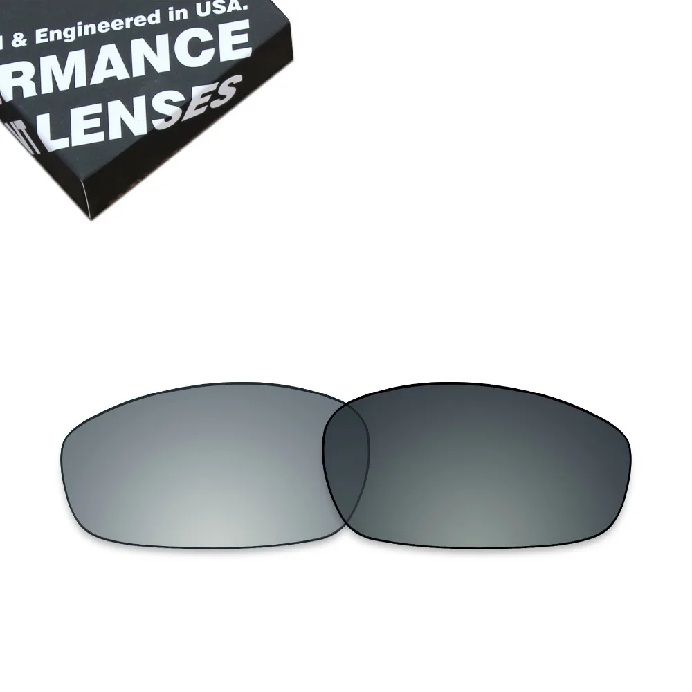 Lenti Di Ricambio Polarizzate Millerswap Per Occhiali Da Sole Con Giacca Divisa Oakley Fotocromatica Colore Grigio (Solo Lente)