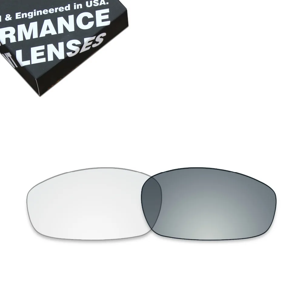 Lenti Di Ricambio Millerswap Per Occhiali Da Sole Con Giacca Divisa Oakley Fotocromatica Colore Trasparente (Solo Lente)