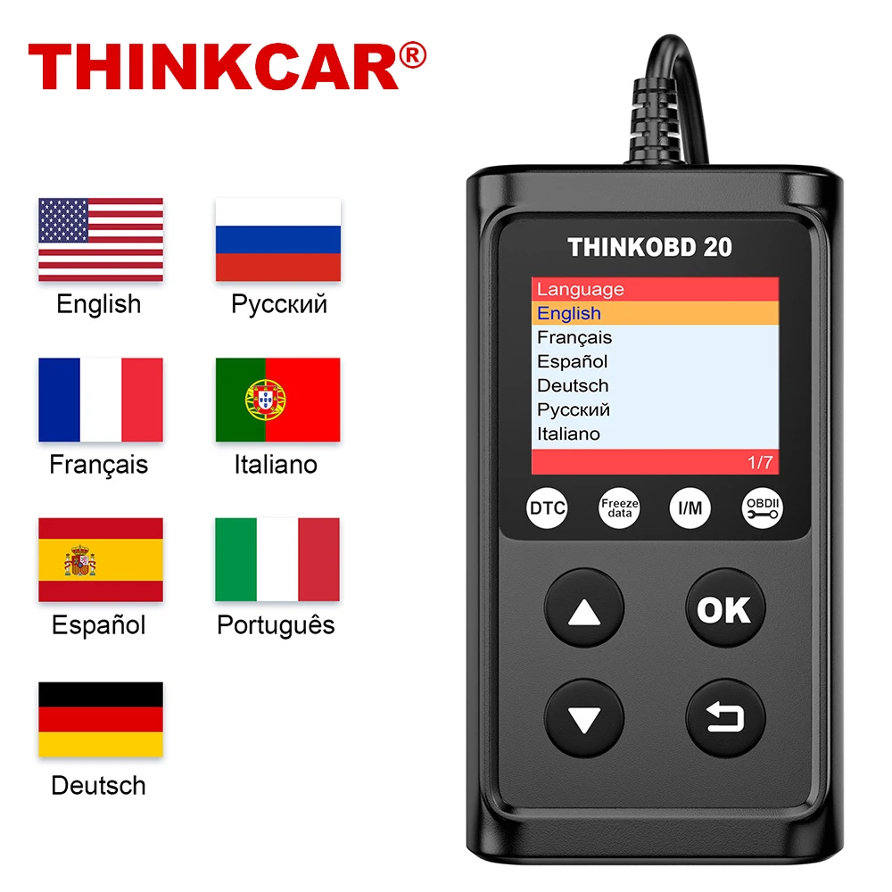 Thinkcar Thinkobd 20 Lettore Di Codici Obd2 Scanner Obd2 Scanner Automobilistico Professionale Strumento Diagnostico Obd 2 Motore Automatico Scanner O