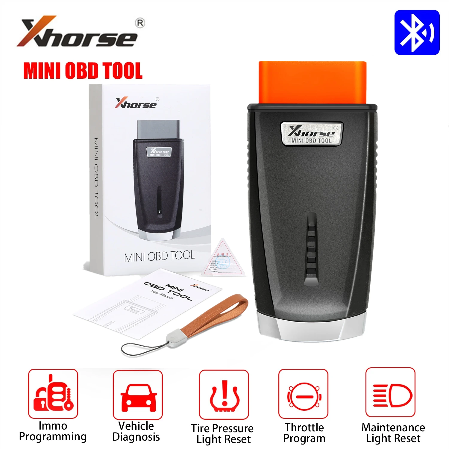 Xhorse Vvdi Mini Obd Tool Originale Funziona Con Xhorse Vvdi Key Tool Max Car Key Programmer Obd2 Strumento Di Programmazione Chiave Automatica