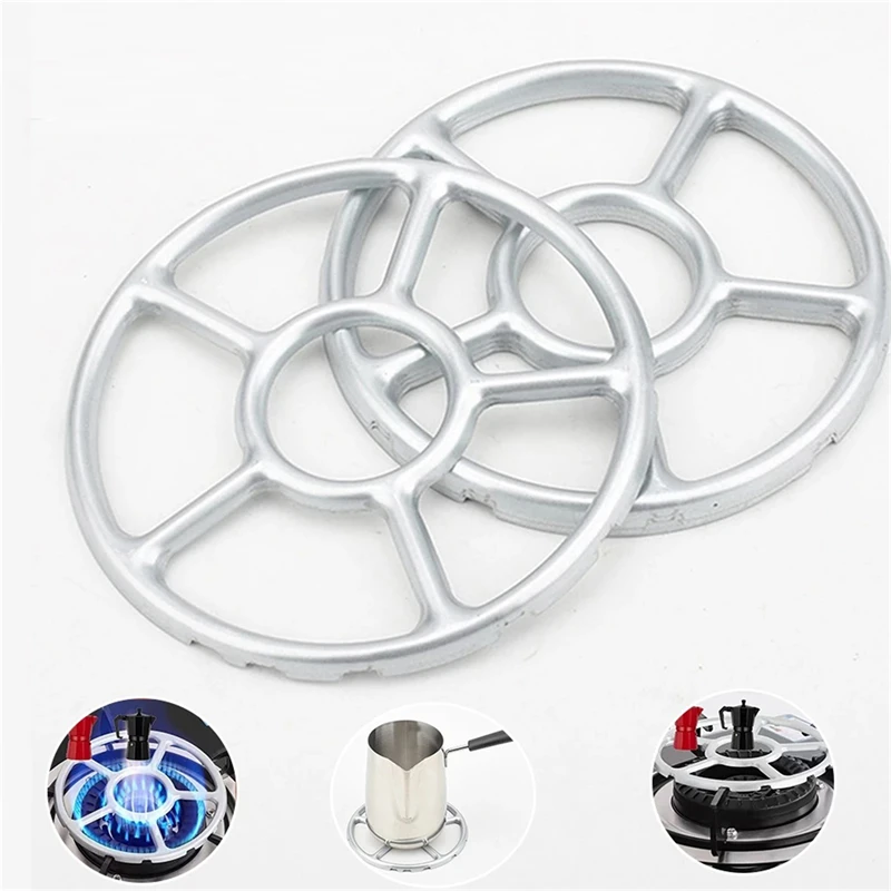 Simmer Ring Safe Stovetop Reducer Fornello A Gas Portatile Supporto Da Campeggio Durevole Mensola Per Caffettiera Accessori Pratici In Alluminio