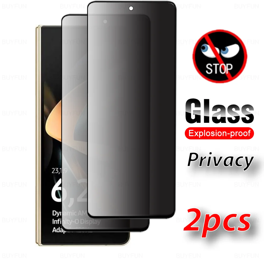 2Pcs Privacy Screen Protector Per Samsung A80 A90 4G A90 5G M20 Vetro Anti-Spia Per Samsung M30 M12 M21 M31 Vetro Temperato