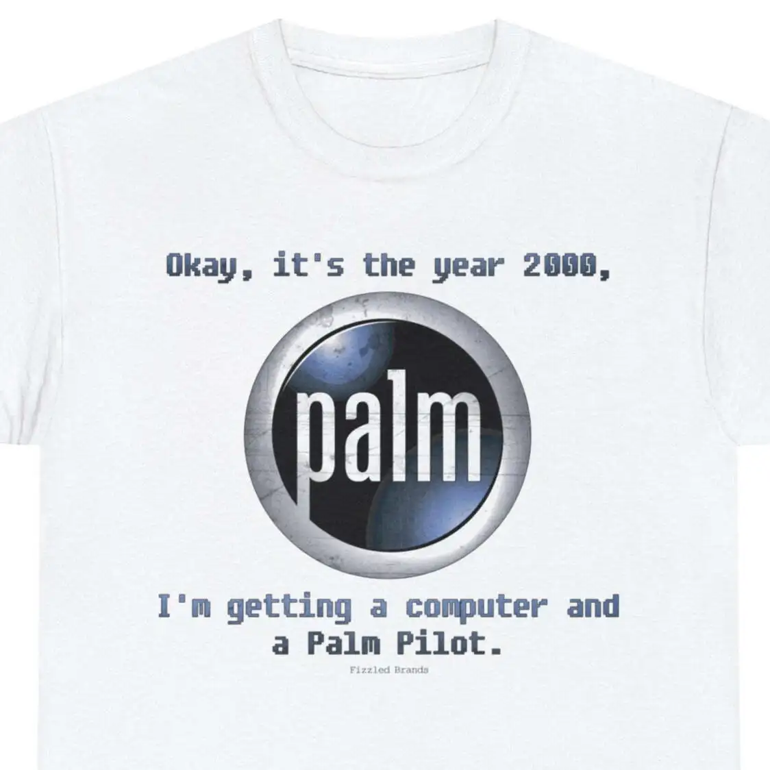 T-Shirt Con Logo Nostalgico Palm Pilot Maniche Lunghe O Corte