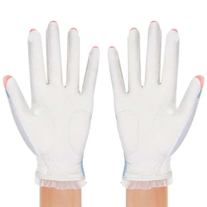 Guanto Da Golf Palm 1 Paio Di Guanti Da Golf Senza Dita Con Eleganti Guanti Da Golf Da Donna Con Finiture In Pizzo Entrambe Le Mani Guanti Sportivi Mo