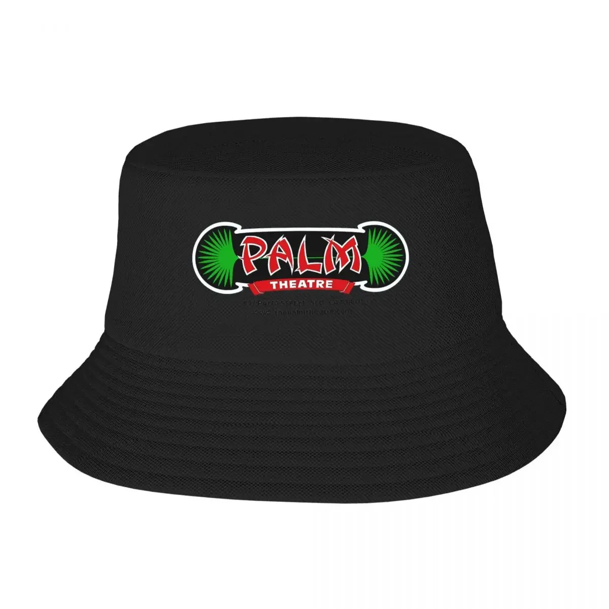 Colore Palm Logo Black Address Bucket Hats Panama For Man Woman Bob Hats Outdoor Fisherman Hats Summer Beach Fishing Berretti Unisex
