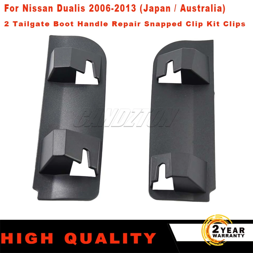Per Nissan Qashqai + 2 Portellone Boot Handle Repair Snap Clip Kit Clip 2006 2007 2008 2009 2010 2011 2012 2013 Accessori Auto