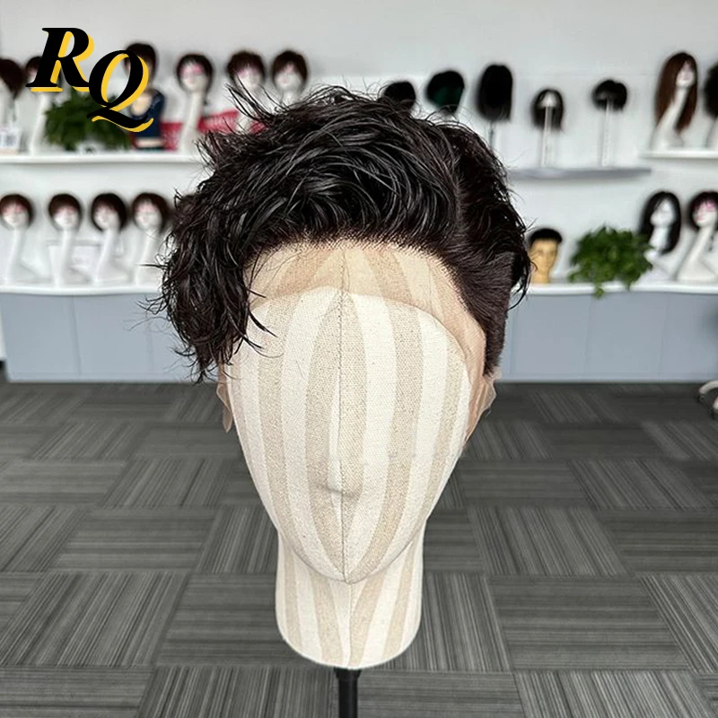 Parrucca Maschile Con Taglio A Capelli Parrucca Piena In Pizzo Pre Styled Per Uomo Facile Da Indossare Parrucchino Parrucchino Parrucchino Sistema Di 