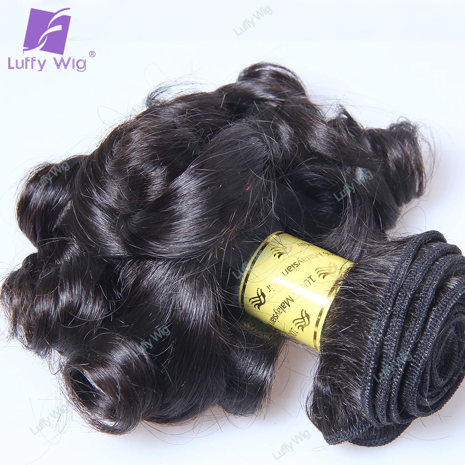 Double Drawn Aunty Funmi Hair Bundles Brasiliano Remy Hair Bouncy Curly Weave Weave Estensioni Dei Capelli Umani Per Le Donne Nere Rufy