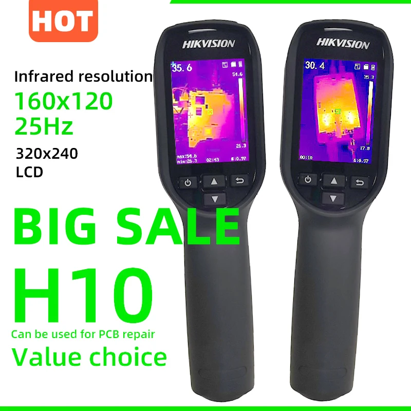 Hikvision Sub-Brand Hikmicro H10 320 X240Lcd 25Hz Ir Termocamera A Infrarossi Ad Alta Definizione Hd320X240 Palmare