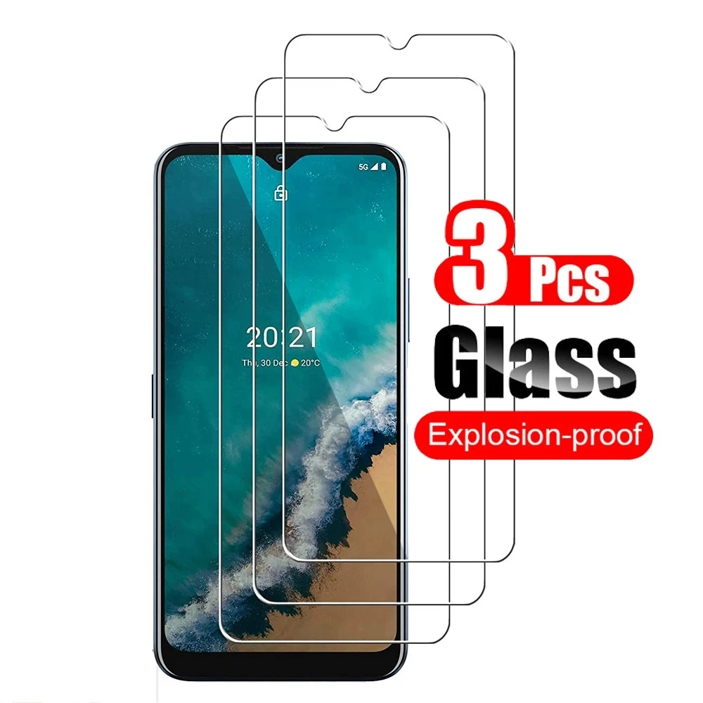 3 Pezzi Per Nokia C110 6.3 "Vetro Temperato Protettivo Per Schermo Su Nokia C110 C 110 Pellicola Protettiva