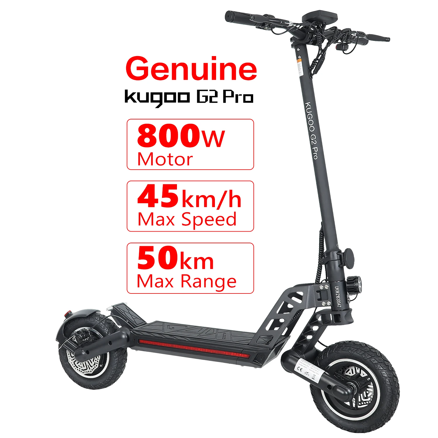 Magazzino Eu Uk Stock 10 Pollici Kugoo G2 Pro 800W 15Ah 45 Km/H Scooter Elettrico Per Adulti