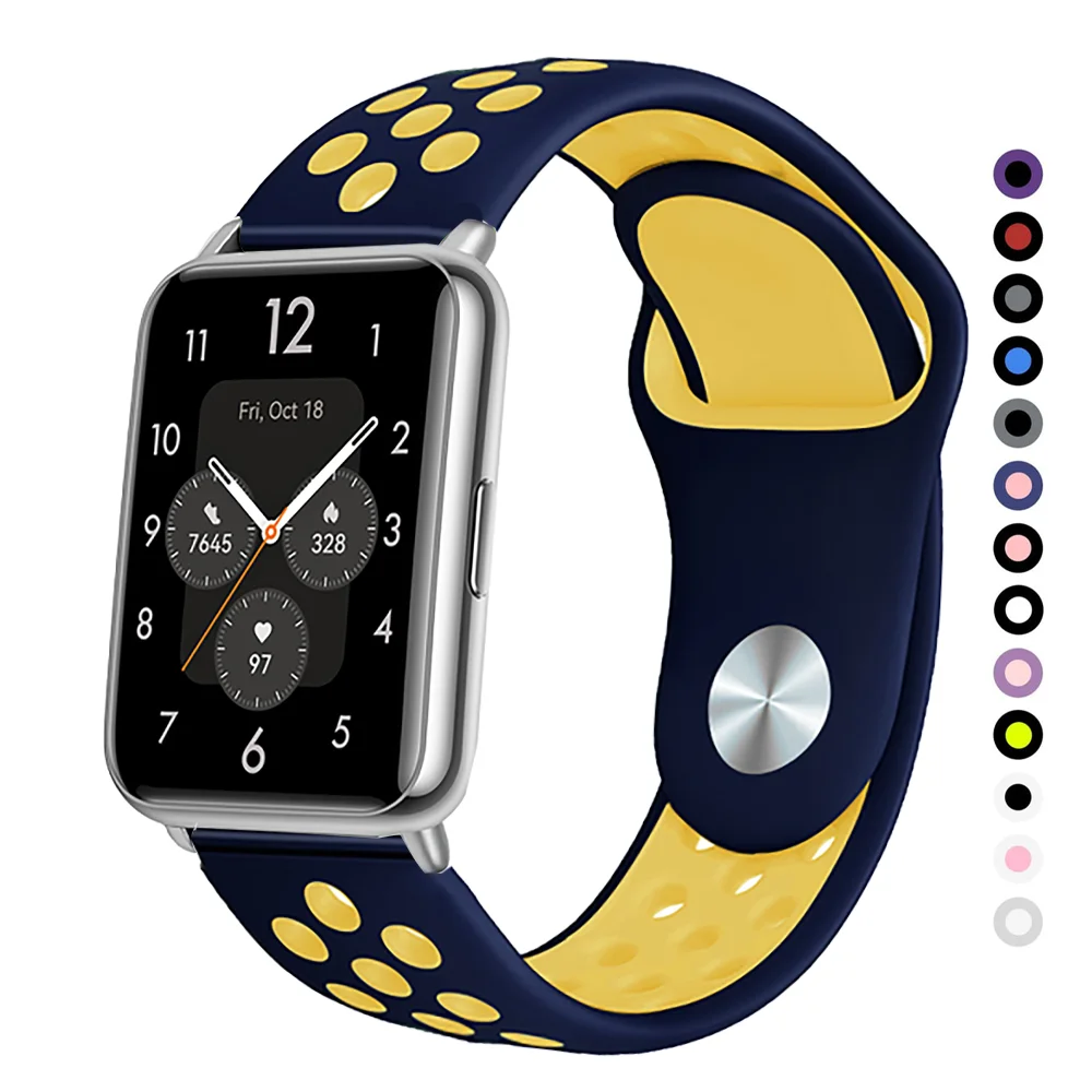 Cinturino In Silicone Per Huawei Watch Fit 2 Band Active Classic Smartwatch Accessori Correa Cintura Di Ricambio Huawei Watch Fit2 Strap