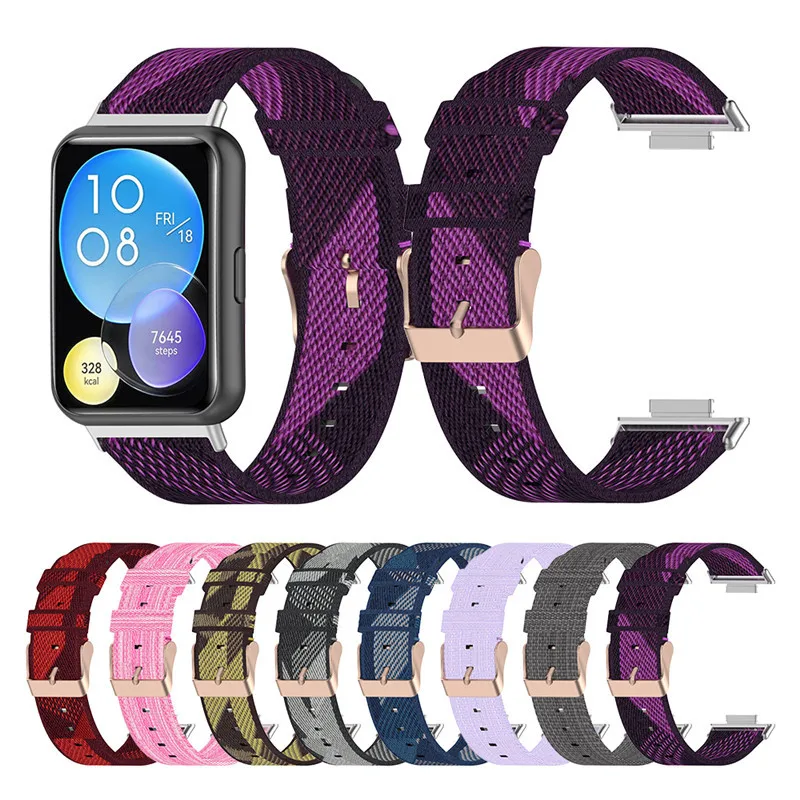 Cinturino Per Huawei Watch Fit 2 Active/Classic Smartwatch Accessori Bracciale Ad Anello In Nylon Correa Huawei Watch Fit2 Band