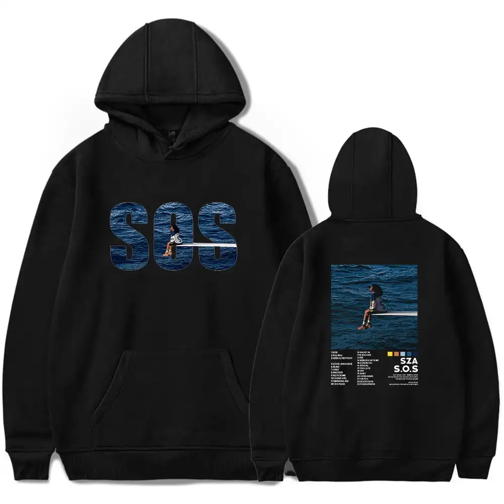 Felpa Con Cappuccio Sza Felpa A Maniche Lunghe Da Uomo Merch Nuovo Album Sos Donna Casual Pullover Singer Clothes
