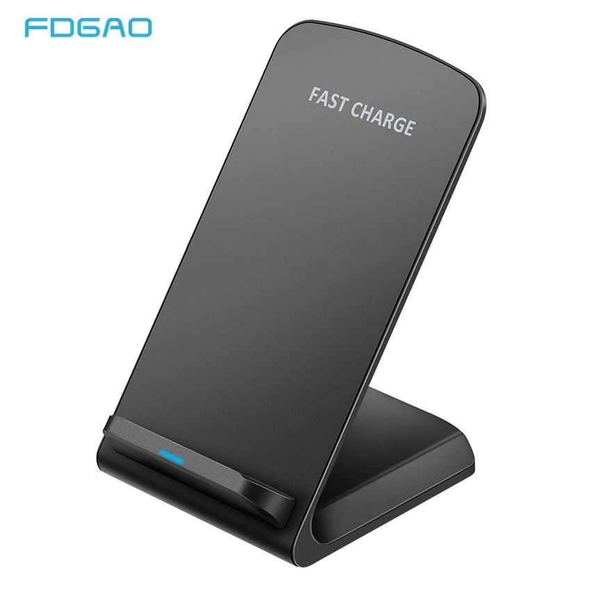 Caricabatterie Wireless Da 10W Ricarica Rapida Per Iphone 14 13 12 11 Pro 8 X Xr Xs Max Samsung Galaxy S22 S21 S20 Note 20 Base Supporto Per Supporto
