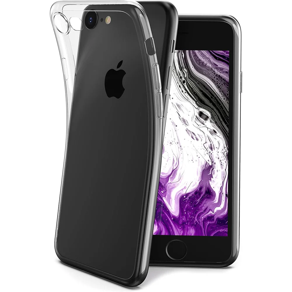 Custodia Morbida In Silicone Trasparente Per Iphone Se 2022 Se 2020 Se 2016 8 7 8 Plus 7 Plus 6S Plus 6S 6 5 5S Cover Posteriore Trasparente Spessa