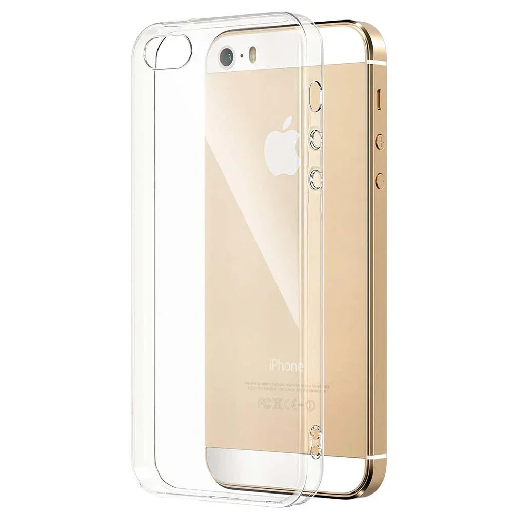Custodia Per Telefono Trasparente In Silicone Di Lusso Per Iphone Se 2016 Se 2020 Se 2022 8 Plus 8 7 Plus 7 6 S Plus 6 Plus 6 5S Cover In Tpu Traspare