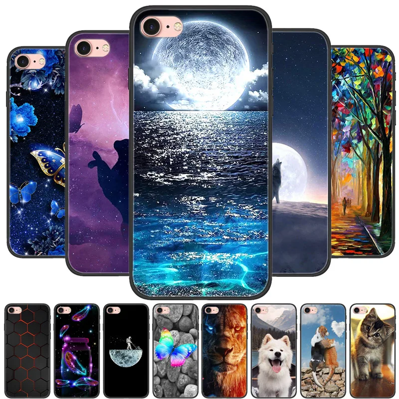 Per Apple Iphone Se Custodia 2016 Paraurti Nero Custodia Morbida In Silicone Tpu Per Iphone Se 2020 Cover Posteriore Per Iphone Se 2 Se2 Coque