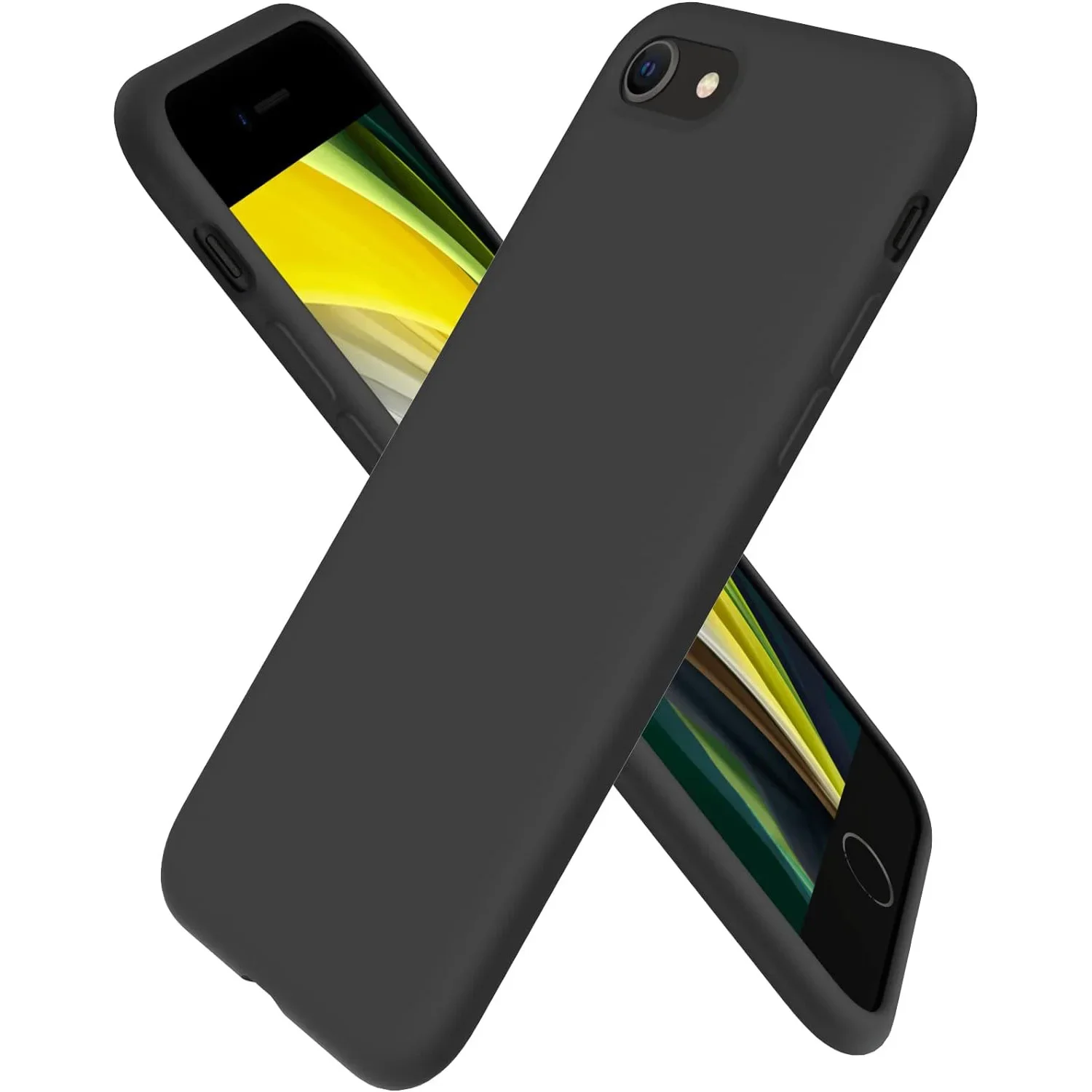 Custodia Antiurto In Silicone Liquido Di Lusso Per Iphone Se 2022 Se 2020 Se 2016 8 Plus 8 7 Plus 7 6S Plus 6 5S Cover Posteriore Morbida