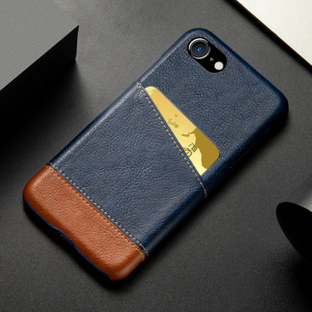Custodia Iphone 5 S Per Iphone 5 S 5 Se Custodia Mixed Splice Pu Leather Slot Per Schede Cover Per Iphone Se 2016 5 5 S 4.0 "Funda A1453