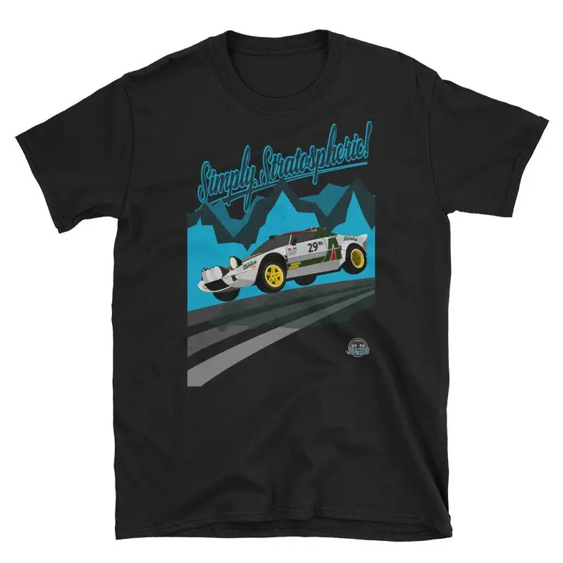 Lancia Stratos Tribute T Shirt Maniche Lunghe O Corte