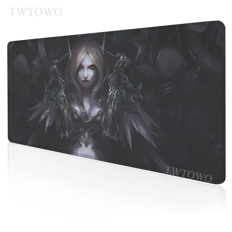 Wow World Of Warcraft Sylvanas Windrunner Mousepad Hd Computer Custom Keyboard Pad Antiscivolo Office Soft Laptop
