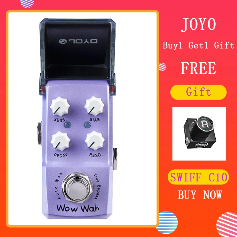 Joyo Jf-322 Wow Wah Auto Wah Pedale Effetti Per Chitarra Pedale Per Chitarra Elettrica Bias Decrease True Bypass Parti E Accessori Per Chitarra