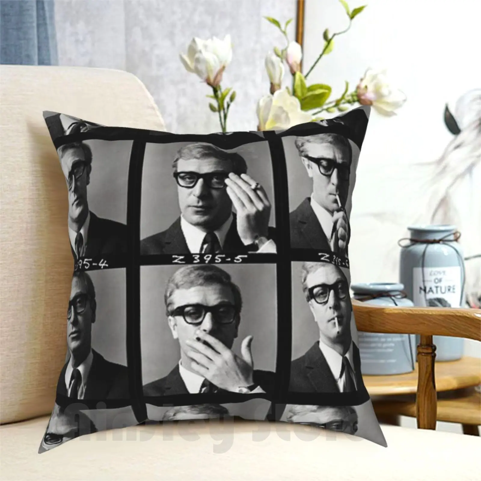 Michael Caine Federa Per Cuscino Stampata Per La Casa Cuscino Morbido Michael Caine Coccaney Caine Gran Bretagna Nuovo Più Venduto Wow
