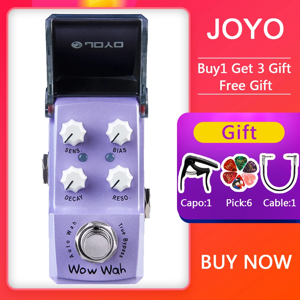 Joyo Jf-322 Wow Wah Auto Wah Pedale Effetti Per Chitarra Pedale Per Chitarra Elettrica Bias Decrease True Bypass Parti E Accessori Per Chitarra