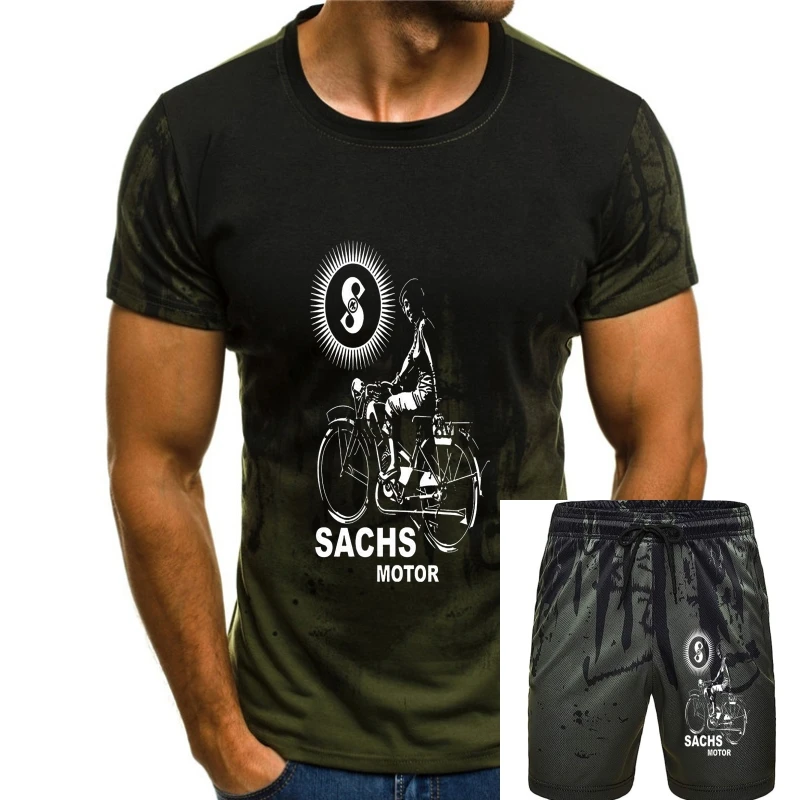 Sachs Motor Motorrad T-Shirt Sachs Fans Motorrad