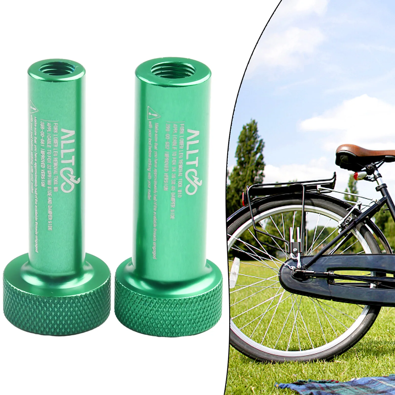 1Pc Bike Damper Tool Bike Fork Spring Damper Tool Lega Di Alluminio Per Fox Frok Rimozione Gamba Inferiore Per Fox 32 34 36 38 40 Sc Tc